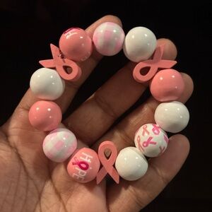 Breast cancer bracelet